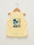 LC Waikiki Crew Neck Printed Girl's Undershirt and Shorts
